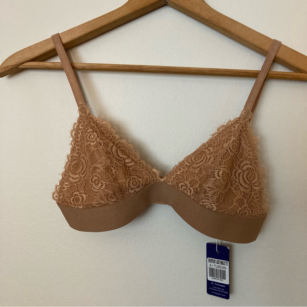 NWT Pepper everyday lace bralette, S